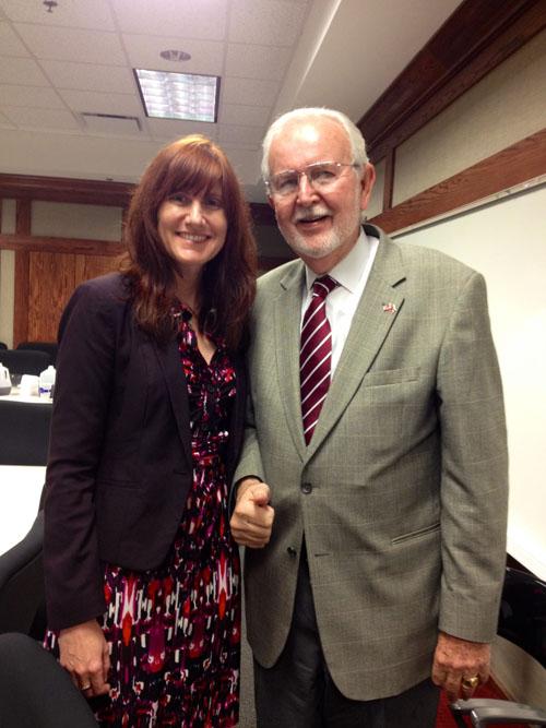 Dr. Ashli Brown, State Chemist and Gale Hagood